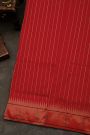 Narayanpet Silk Red Saree