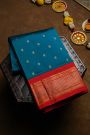 Narayanpet Silk Blue Saree