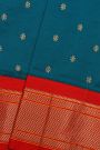 Narayanpet Silk Blue Saree