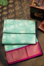 Narayanpet Silk Sky Blue Saree