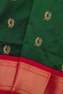 Narayanpet Silk Green Saree