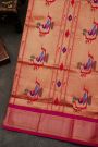 Narayanpet Silk Pink Saree