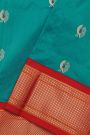Narayanpet Silk Peacock Blue Saree