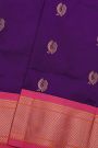 Narayanpet Silk Navy Blue Saree