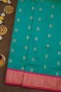 Narayanpet Silk Rama Green Saree