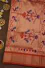 Narayanpet Silk Sea Blue Saree