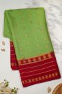 Mysore Crepe Sea Green Saree