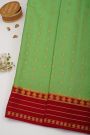 Mysore Crepe Sea Green Saree
