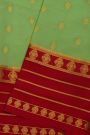 Mysore Crepe Sea Green Saree