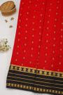 Mysore Crepe Red Saree