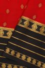 Mysore Crepe Red Saree