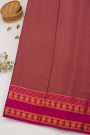 Mysore Crepe Dusty Pink Saree