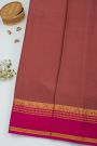 Mysore Crepe Coral Saree