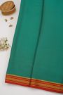 Mysore Crepe Sea Green Saree