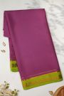 Mysore Crepe Purple Saree