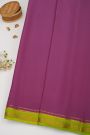 Mysore Crepe Purple Saree