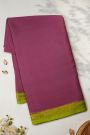 Mysore Crepe Purple Saree