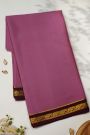 Mysore Crepe Lavender Saree