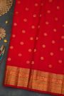 Gadwal Silk Red Saree