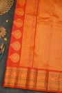 Gadwal Silk Orange Saree