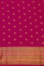 Gadwal Silk Peach Saree