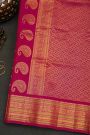 Gadwal Silk Magenta Saree