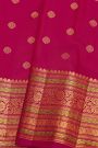 Gadwal Silk Magenta Saree