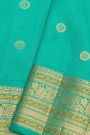 Gadwal Silk Sea Green Saree