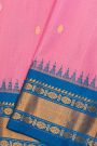 Gadwal Silk Pink Saree