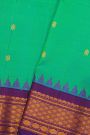 Gadwal Silk Sea Green Saree