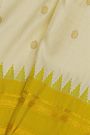 Gadwal Silk Cream Saree
