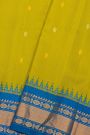 Gadwal Silk Mehendi Green Saree