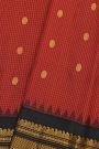 Gadwal Silk Red Saree