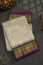 Gadwal Silk Cream Saree