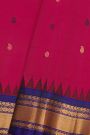 Gadwal Silk Magenta Saree