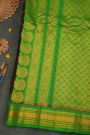 Gadwal Silk Brown Saree