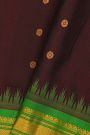 Gadwal Silk Brown Saree