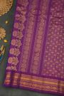 Gadwal Silk Off White Saree