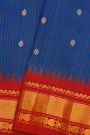 Gadwal Silk Blue Saree