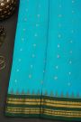 Gadwal Silk Sky Blue Saree