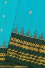 Gadwal Silk Sky Blue Saree