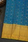 Gadwal Silk Blue Saree