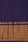 Gadwal Silk Teal Blue Saree