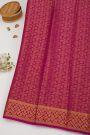 Mysore Crepe Magenta Saree