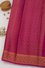 Mysore Crepe Magenta Saree