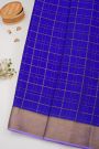 Mysore Crepe Royal Blue Saree
