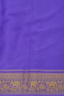 Mysore Crepe Royal Blue Saree