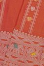 Gadwal Silk Peach Saree