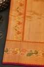 Gadwal Silk Rust Saree