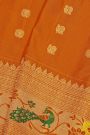 Gadwal Silk Rust Saree